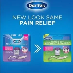 DenTek Temparin Max Advanced Dental Repair Kit, 13+ Repairs (Pack of 2